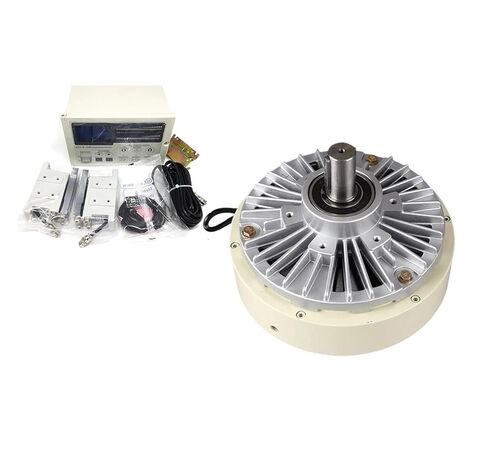 Hollow Shaft Single Shaft Magnetic Powder Brake 24V 6-100Nm(0.6-10kg) 1000RPM Tension Controller Kit for Printing Dyeing Machine in Saudi Arabia
