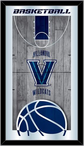 Holland Bar Stool Co. Villanova 15" x 26" Basketball Mirror Art, Black in Saudi Arabia