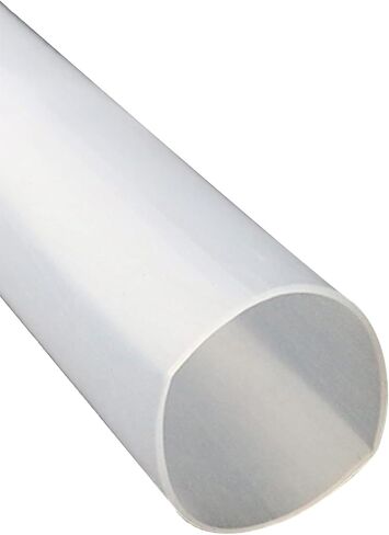 Silicone Tubing, Silicone Rubber Tube Translucent Large-Caliber Sleeve O-Shaped Hose Soft Flame Retardant Tubing Length 1m,Wall Thickness 3mm,OD X ID,36x30mm (Color : White, Size : 56x50mm) in Saudi Arabia