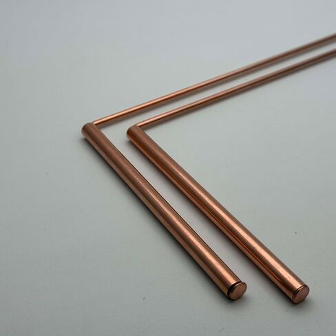Copper Dowsing Rods, Divining Tools with Bag, Water Rods, Witching Sticks for Spiritual, Ghost Hunting, Detect Gold, Treasure, Buried Items, etc. in Saudi Arabia
