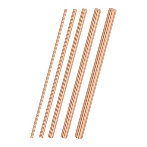 5-Pack Copper Round Rod 2,3,4,5,6mm Dia. 100mm Length T2 Stock Solid Copper Rod Lathe Bar for Metal Crafts DIY/Gardening/Industry/Decoration Pure Tube in Saudi Arabia