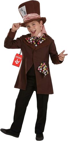 fun shack Kids Hatter Costume Boys, Hatter Costume Kids Boys, Book Character Costumes For Kids Boys in Kuwait