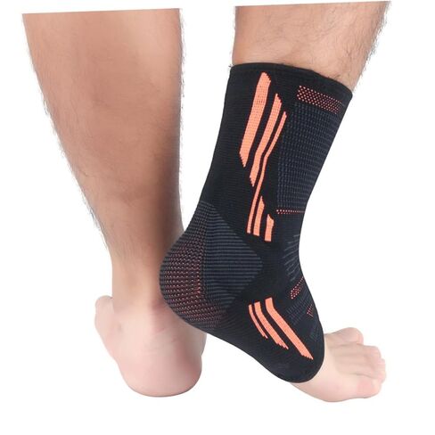 Supple Ankle Cover Silicone Sleeve 1 Pair Wear-resistant Sports Ankle Protector with Sweat-absorption for Injury Prevention in Kuwait