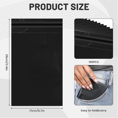 Sanitary Napkin Disposal Bags,100 Pcs Black Disposable Tampon Disposal Bags Feminine Sanitary Napkin Storage Hygiene Bag Self-sealing Seals Women Personal Opaque Period Bag for Napkins Tampons Pads in Saudi Arabia