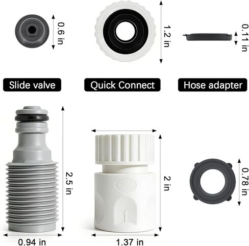 Gerox Outboard Flush Kit Compatible with Mercury, Mariner, Yamaha, and Suzuki Outboard Engines—Wihte in Saudi Arabia