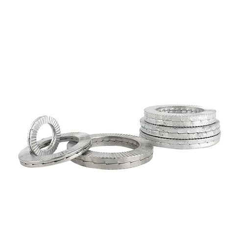 Double Layer self-Locking washers 65 Mn/Stainless Steel Self-Locking Washer Wedge-Shaped Dacromet Double-Layer M3 M4 M5 M6 M10 M12 M14~M42(316Stainless Steel,M36-1Pcs) in Kuwait