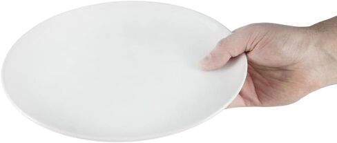 طبق كوبيه بيضاوي من أولمبيا 2835 أثينا للفنادق - 254 × 197 ملم 10 × 7 3/4 بوصة (صندوق 12)، أبيض in Kuwait