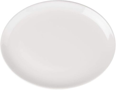 طبق كوبيه بيضاوي من أولمبيا 2835 أثينا للفنادق - 254 × 197 ملم 10 × 7 3/4 بوصة (صندوق 12)، أبيض in Kuwait