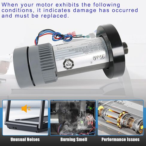 محرك محرك تيار مستمر M-405565 مع دولاب الموازنة، 2.80 HP DC 1939W بديل لـ NordicTrack & ProForm متوافق مع 314571، 362190، 356334، 405618، 349568، C3364B4370M in Saudi Arabia