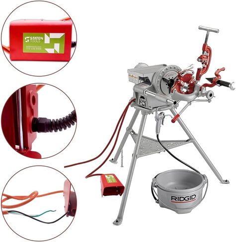 أدوات ستاتن 36642 مفتاح دواسة القدم يناسب RIDGID 300 535 1822 1224 آلة خيوط الأنابيب in Kuwait