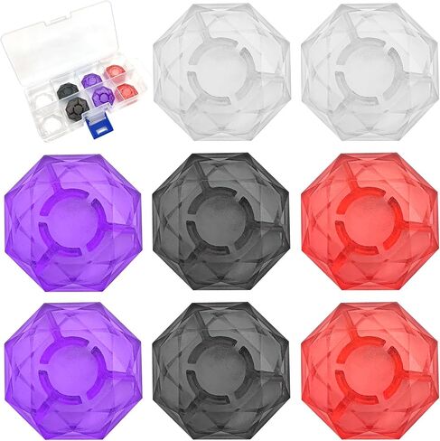 Guitar effect pedal foot switch top cover,Eight-pack multi-color diamond style foot spike cap protective cap, suitable for guitar effect pedal protective cap(Style1) in Saudi Arabia