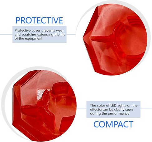 Guitar effect pedal foot switch top cover,Eight-pack multi-color diamond style foot spike cap protective cap, suitable for guitar effect pedal protective cap(Style1) in Saudi Arabia