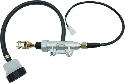 مجموعة أسطوانة رئيسية لفرامل القدم الخلفية M MATI مع مفتاح فرامل الضغط لـ Polaris Outlaw 450 2008-2010 Outlaw 525 S 2008-2010 1910627&4010758 in Saudi Arabia