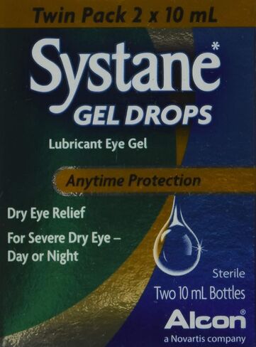 Systane Gel Drops Lubricant Eye Drops 10ML Twin Pack 2 Count in Kuwait