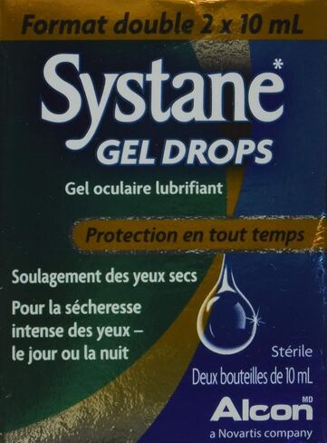 Systane Gel Drops Lubricant Eye Drops 10ML Twin Pack 2 Count in Kuwait