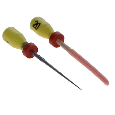 Pac-Dent OOG-20 ملف واحد G Gutta Percha Carrier Obturators #20 أصفر 5/Pk + 1 أداة التحقق in Kuwait