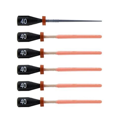 Pac-Dent OOG-40 مبرد واحد G Gutta Percha Carrier Obturators #40 أسود 5/Pk in Kuwait