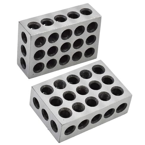 marddpair Parallel Block Set 1 x 2 x 3 Blocks 23 Holes 0.0003 Inch Machinist Fit for Milling Machine in Kuwait