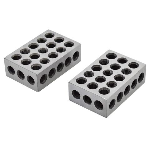 marddpair Parallel Block Set 1 x 2 x 3 Blocks 23 Holes 0.0003 Inch Machinist Fit for Milling Machine in Kuwait