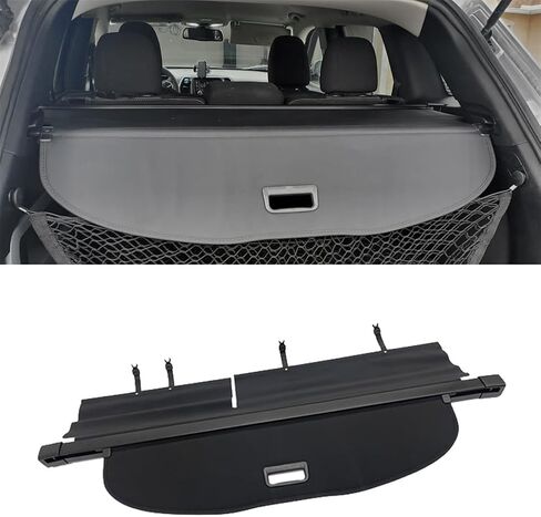 غطاء شحن Vesul قابل للسحب متوافق مع Jeep Grand Cherokee 2 Row WL 2022 2023 2024 2025 Security Shade Shield Tonneau Cover شاشة خصوصية للأمتعة مضادة للظهور in Kuwait