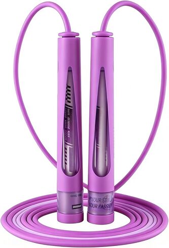 YUEDONG Adjustable Jump Rope Dual Ball Bearings,Tangle-Free 2-Section Rope,Self-Locking,Ergonomic Handles for Fitness,Boxing,HIIT,Men Women Kids in Saudi Arabia