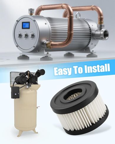 فلتر ضاغط الهواء 70243712 مناسب لضاغط Ingersoll-Rand 1WF72 4YW07 SS3، عنصر فلتر الهواء، قطعتين in Kuwait
