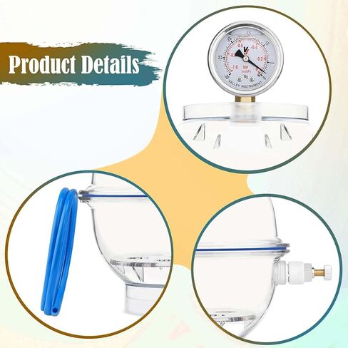 Vacuum Desiccator Accessory Clear Visibility Professional Wear Resistant Convenient Supplies Easy to Use Durability Equipment in Saudi Arabia