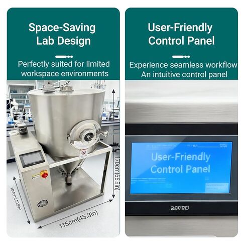 3L Centrifugal Spray Dryer Lab Liquid Drying Machine for Milk Coffee Powder, 30-300℃ Food-Grade SUS304 for Heat-Sensitive Materials in Labs Research 220V 1PH in Kuwait