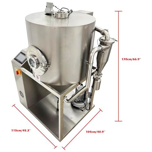 6800W Centrifugal Spray Dryer Laboratory Spray Drying Machine Max 3L/H Industrial Laboratories Use for Milk Coffee Powder Making 220V in Kuwait
