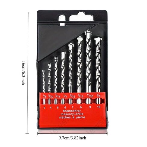 1 Set Multi Functional Concrete Wall Cement Brick Drill Bits Alloy Impact Straight Shank Construction Drill Bits in Saudi Arabia