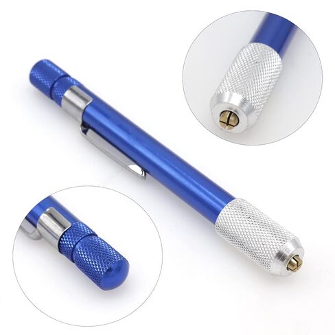 21pcs Metric Micro Drill Bit Set with Mini Pin Vise, Precision Hss Twist Mini Drill Bits, 0.3~1 mm Hand Tool Drill Bits for Wood Jewelry Carving Drilling DIY in Saudi Arabia