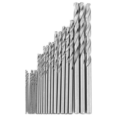 16pcs HSS Twist Drill Bits Set High Speed Steel Straight Shank for Electric Drill Machine Metal Wood Plastic in Saudi Arabia