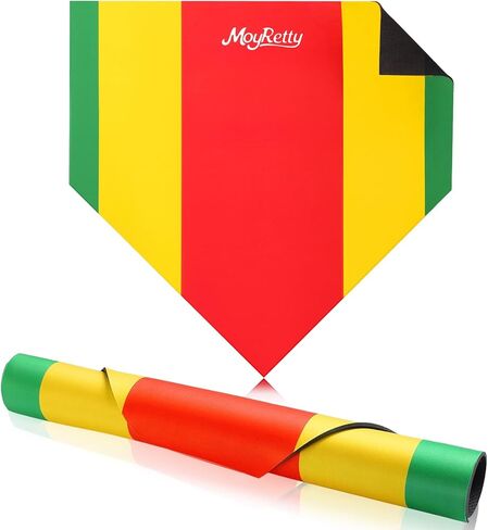 MoyRetty Baseball Training Home Plate, 17 Inch, Non-Slip Mat with Colored Strike Zones, Indoor Outdoor Practice Pitching Plate in Kuwait