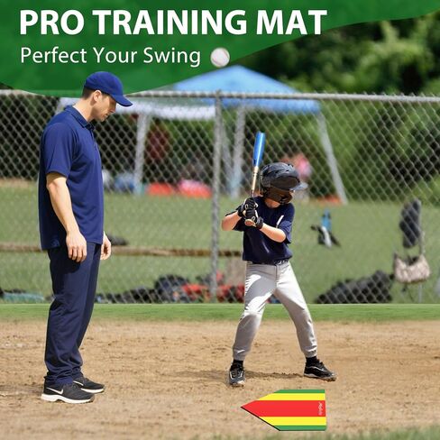 MoyRetty Baseball Training Home Plate, 17 Inch, Non-Slip Mat with Colored Strike Zones, Indoor Outdoor Practice Pitching Plate in Kuwait