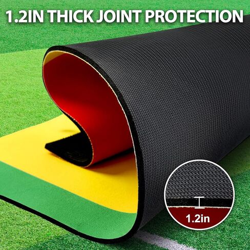 MoyRetty Baseball Training Home Plate, 17 Inch, Non-Slip Mat with Colored Strike Zones, Indoor Outdoor Practice Pitching Plate in Kuwait