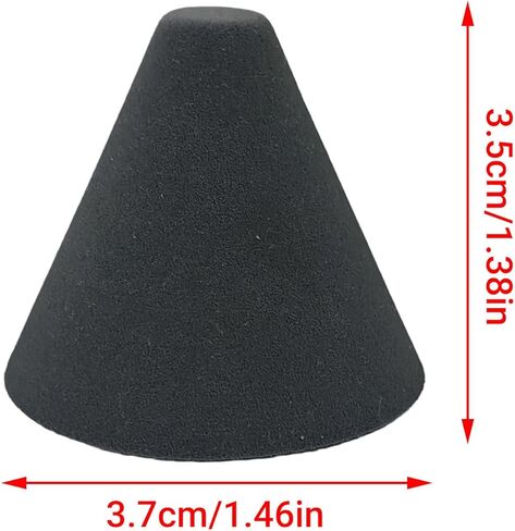 10PCS Electronic Drum Trigger Foam Cones, Shock Absorbing Spacers for E-Drum Piezo Pickup, 35mm x 37mm Black in Saudi Arabia
