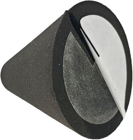 10PCS Electronic Drum Trigger Foam Cones, Shock Absorbing Spacers for E-Drum Piezo Pickup, 35mm x 37mm Black in Saudi Arabia