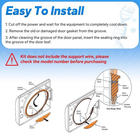 M11 Door Gasket Kit Fits for Midmark M11 Steam Sterilizers, Upgrade Sterilizer PM Kit for Midmark M11D Ultraclave Automatic Sterilizer, Door Dam Gasket Replacement for Midmark Ritter M11, M11D Parts in Saudi Arabia