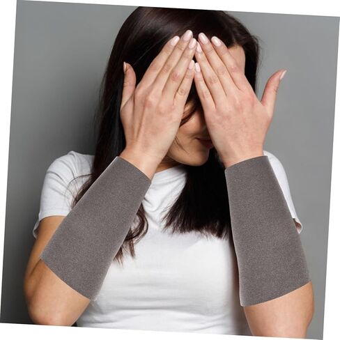 1 Pair Elbow Protector Sleeve Warm Comfortable Arm Support for Sports Unisex Cold Elbow Wrap for Winter Activities Durable Lightweight Design for Fitness Enthusiasts in Saudi Arabia
