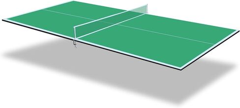 Ping Pong Table Top for Billiard Table, 7FT/8FT/9FT Foldable Table Tennis Table Topper for Pool Table, Indoor Outdoor Table Tennis Conversion Top w/Net & Premium Foam Padding (Green, 8x4 FT) in Saudi Arabia
