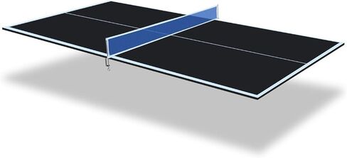 طاولة تنس قابلة للطي مقاس 71 بوصة مع شبكة - سطح طاولة MDF Ping Pong مقاس 12 مم مع تصميم مُجمَّع مسبقًا - طاولة ألعاب داخلية محمولة مع وسادات إسفنجية EVA in Kuwait