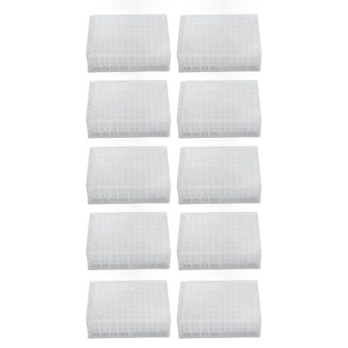 Keenso Low Temperature 96 Well 2.2ML Deep Well Plate - for Ultra Low Temperature Environment - 10Pcs in Saudi Arabia