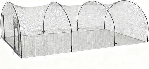 HOSTIC 22x12x8Ft Baseball and Softball Batting Cage, Practice Portable Cages Net with Carry Bag, for Backyard Hitting Training in Kuwait