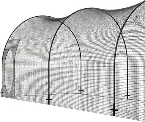 HOSTIC 22x12x8Ft Baseball and Softball Batting Cage, Practice Portable Cages Net with Carry Bag, for Backyard Hitting Training in Kuwait