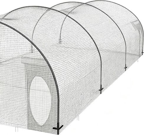 HOSTIC 22x12x8Ft Baseball and Softball Batting Cage, Practice Portable Cages Net with Carry Bag, for Backyard Hitting Training in Kuwait
