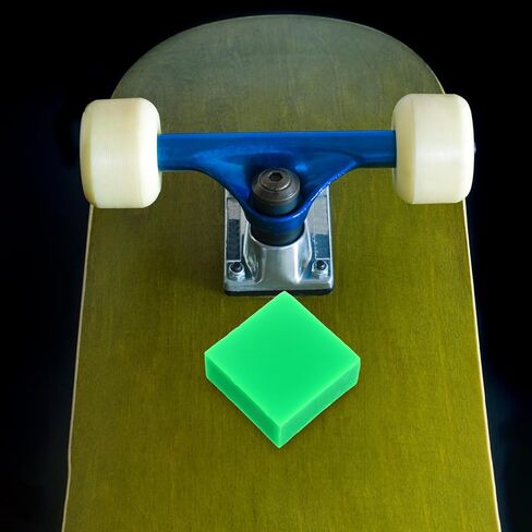 HANABASS Skateboard Wax Hard Formula for Land Skateboards, Sturdy Wear-Resistant Snowboard Gear Accessory, Fruit Green for Outdoor Skateboarding Maintenance in Saudi Arabia