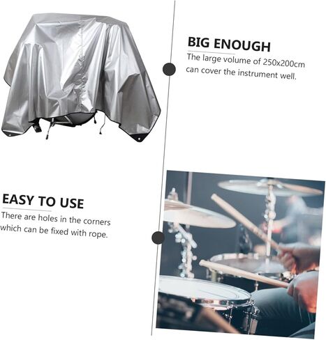 Yardwe Drum Cover Shield for Musical Instruments All-weather Corner for Easy Fixing in Saudi Arabia
