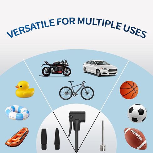 مضخة دراجة مع أسطوانة شفافة ومقياس دقيق، مضخة إطارات دراجة 160 رطل لكل بوصة مربعة لصمامات بريستا وشرايدر - مضخة أرضية دراجة سريعة وسهلة للسيارة والدراجة والدراجة الإلكترونية والكرة والبالون in Kuwait