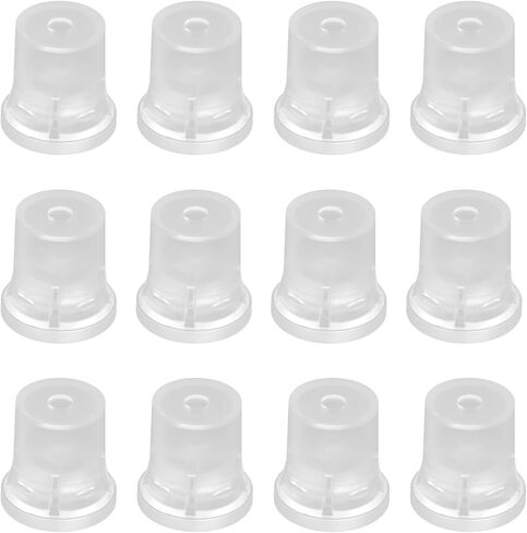 Antrader Standoff Screws,Sign Standoffs Sign Mounting Hardware for Hanging Acrylic Picture Frame,Clear,0.75" x 0.98"(19 x 25mm),12Pcs in Kuwait