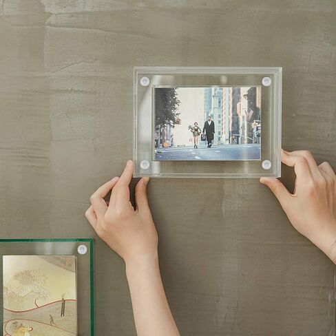 Antrader Standoff Screws,Sign Standoffs Sign Mounting Hardware for Hanging Acrylic Picture Frame,Clear,0.75" x 0.98"(19 x 25mm),12Pcs in Kuwait